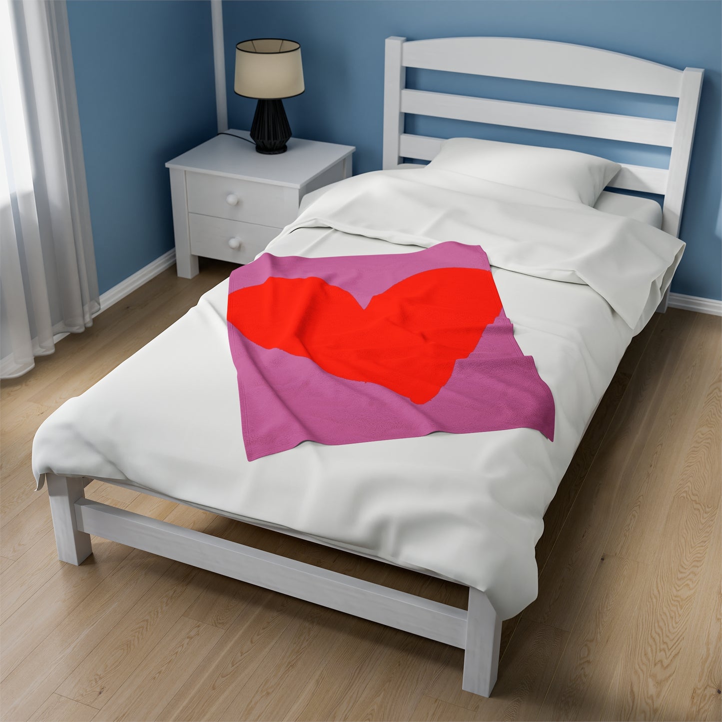 Graffiti Heart I Love You Throw Blanket Velveteen Plush Blanket College Dorm Bedroom Decor New Home