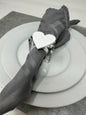 Heart Napkin Acrylic Ring