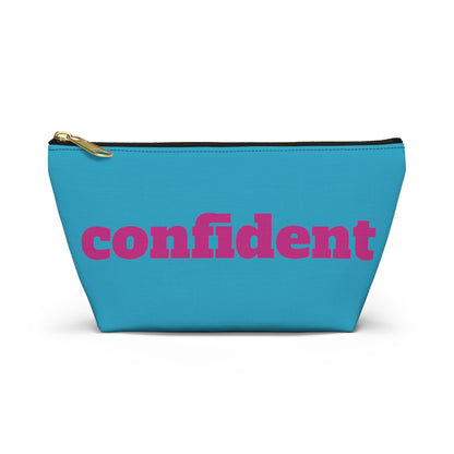 Confident Makeup Case Cosmetic Bag Travel PouchAccessory Pouch w T-bottom