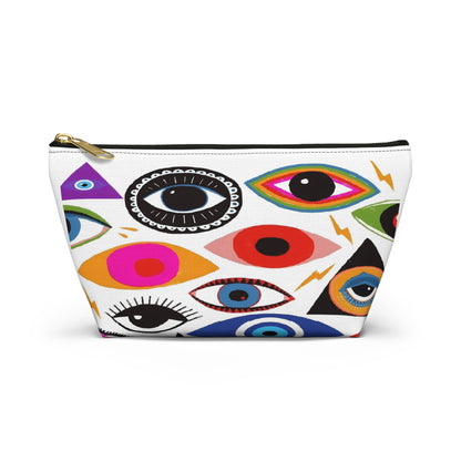 Evil Eye Good Luck  Makeup Case Cosmetic Bag Travel Pouch Accessory Pouch