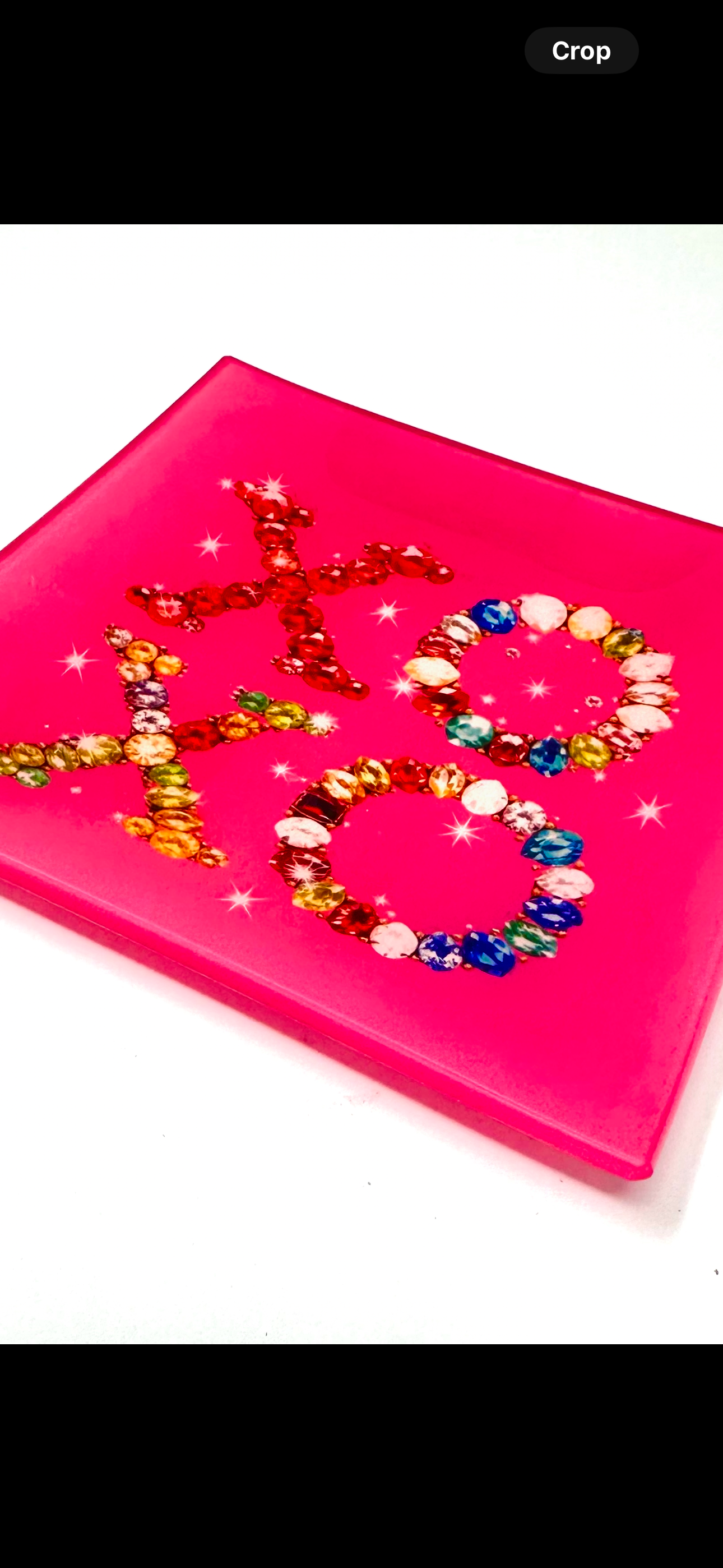 Gem XOXO Trinket Tray