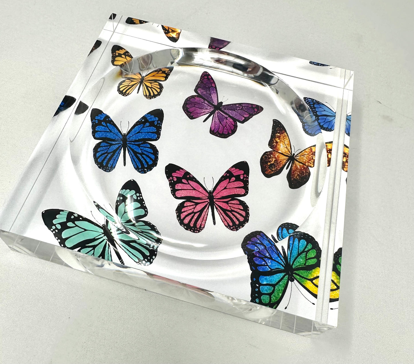 Butterfly Acrylic Candy Dish Catchall