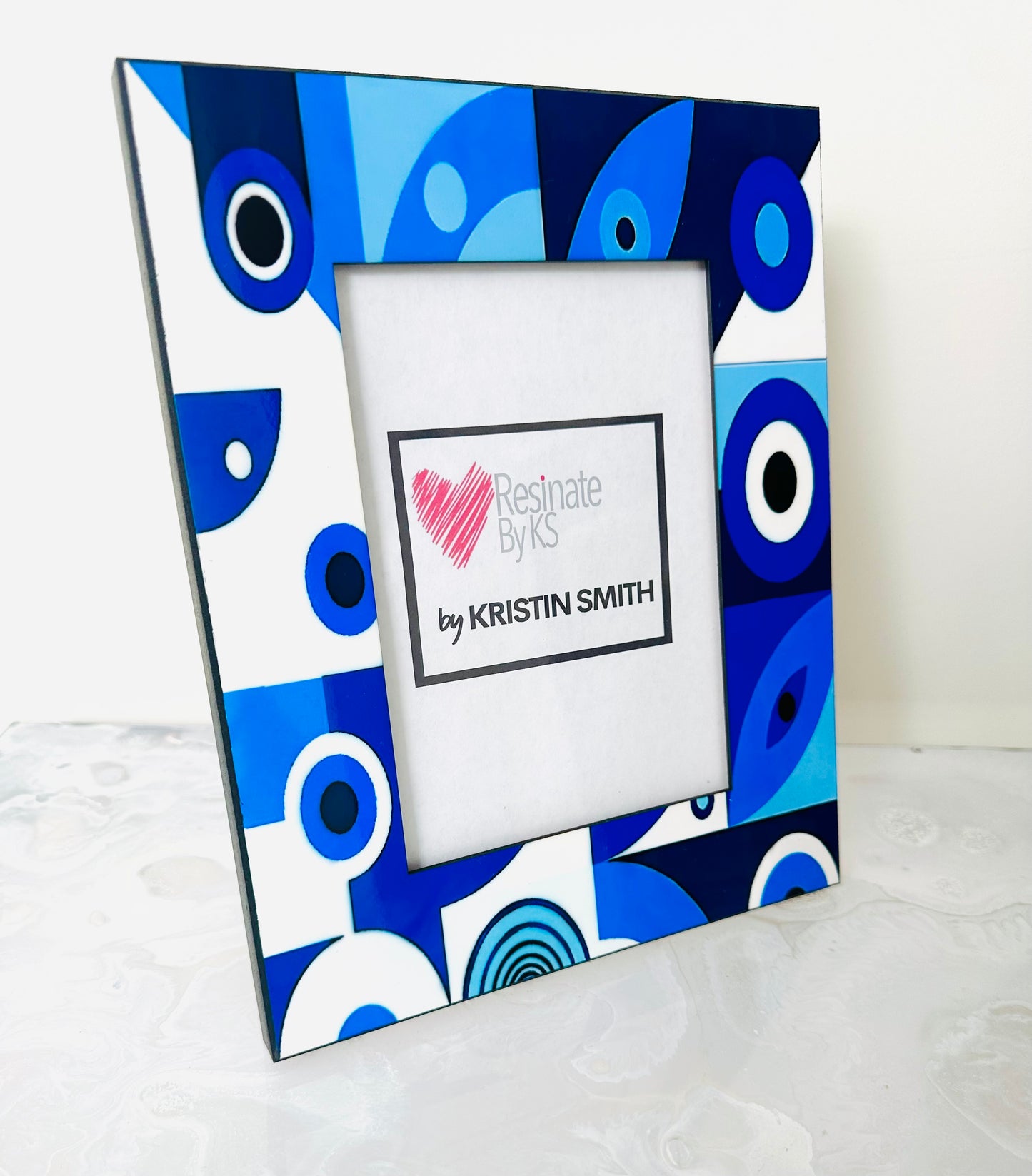 Evil Eye Blues Picture Photo Frame