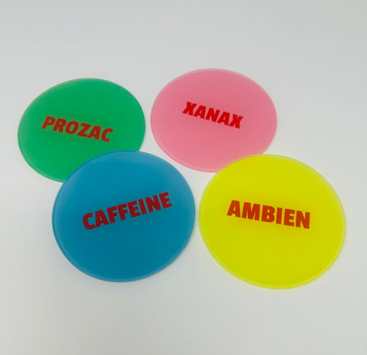 Funny Med Coaster Set