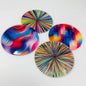 Colorful Abstract Coaster Set