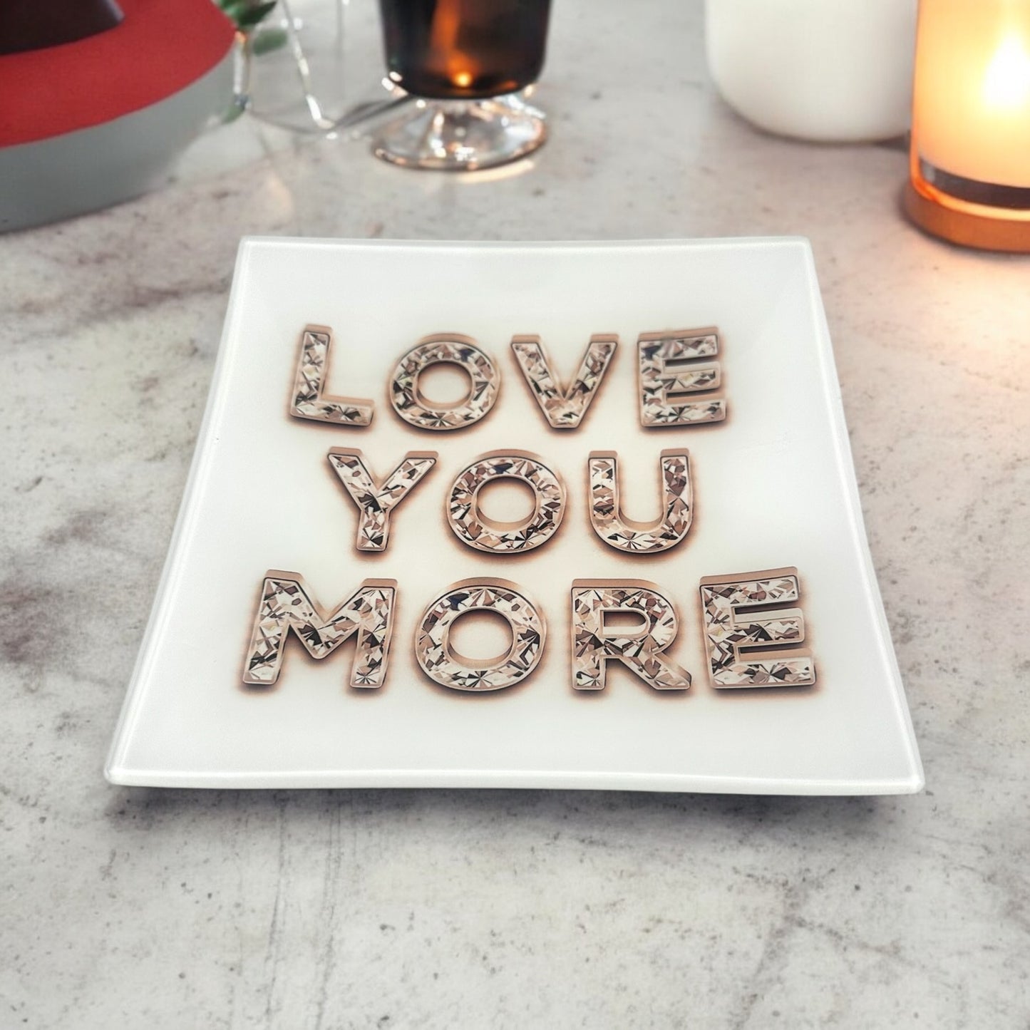 Love You More Trinket Tray Catchall