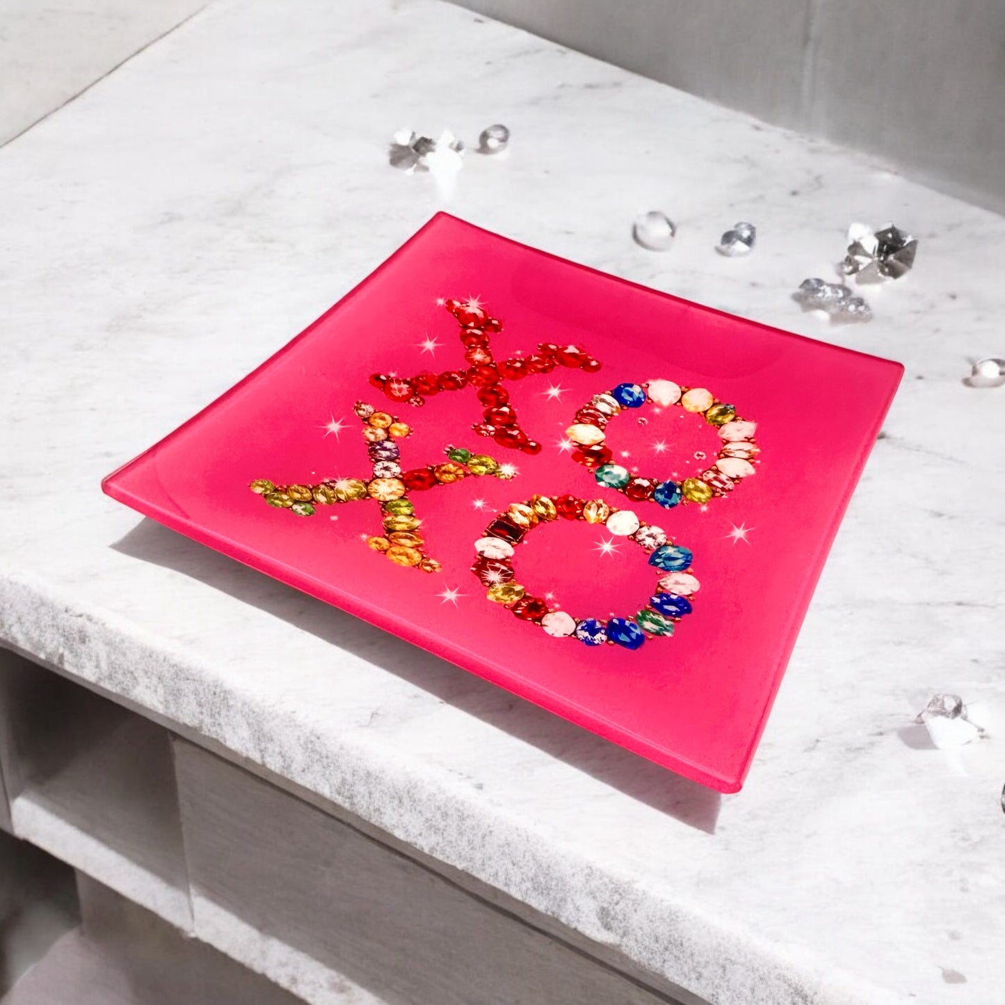 Gem XOXO Trinket Tray