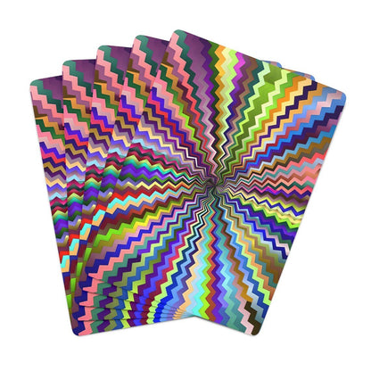 Gorgeous Abstract Canasta Game Player Cards