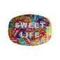 Sweet Life Candy Collage Serving Platter Dessert Platter