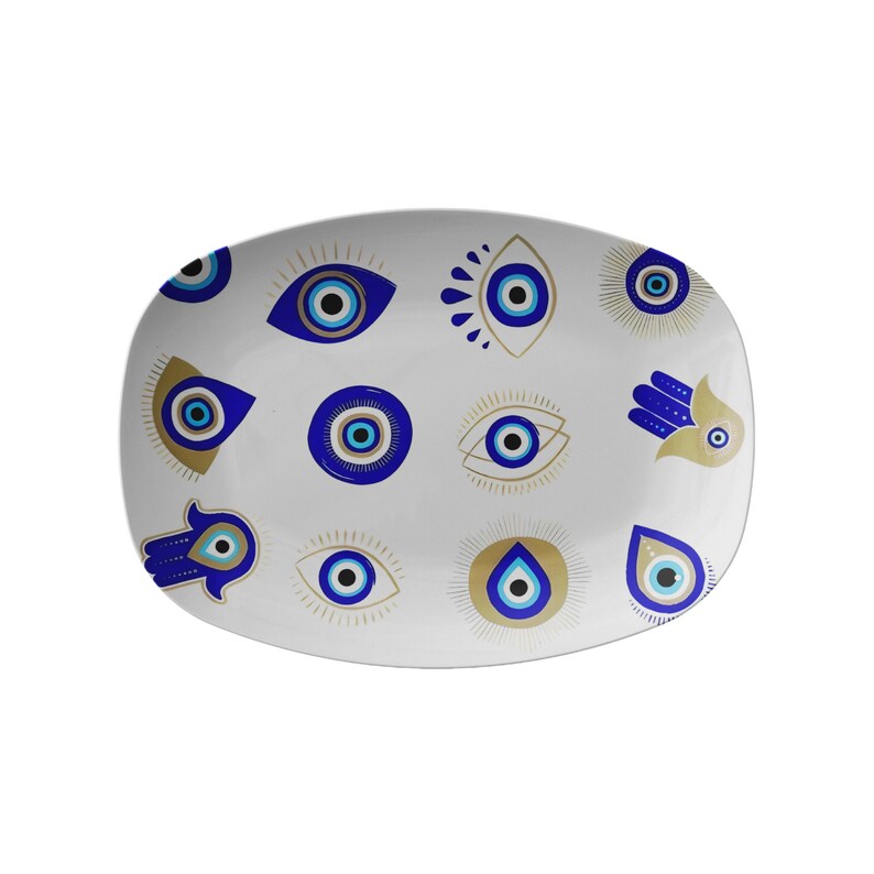 Evil Eye Serving Platter Dessert Platter