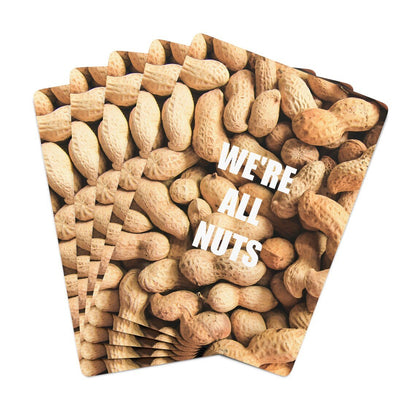 Funny 'We're All Nuts' Canasta Game Player Cards