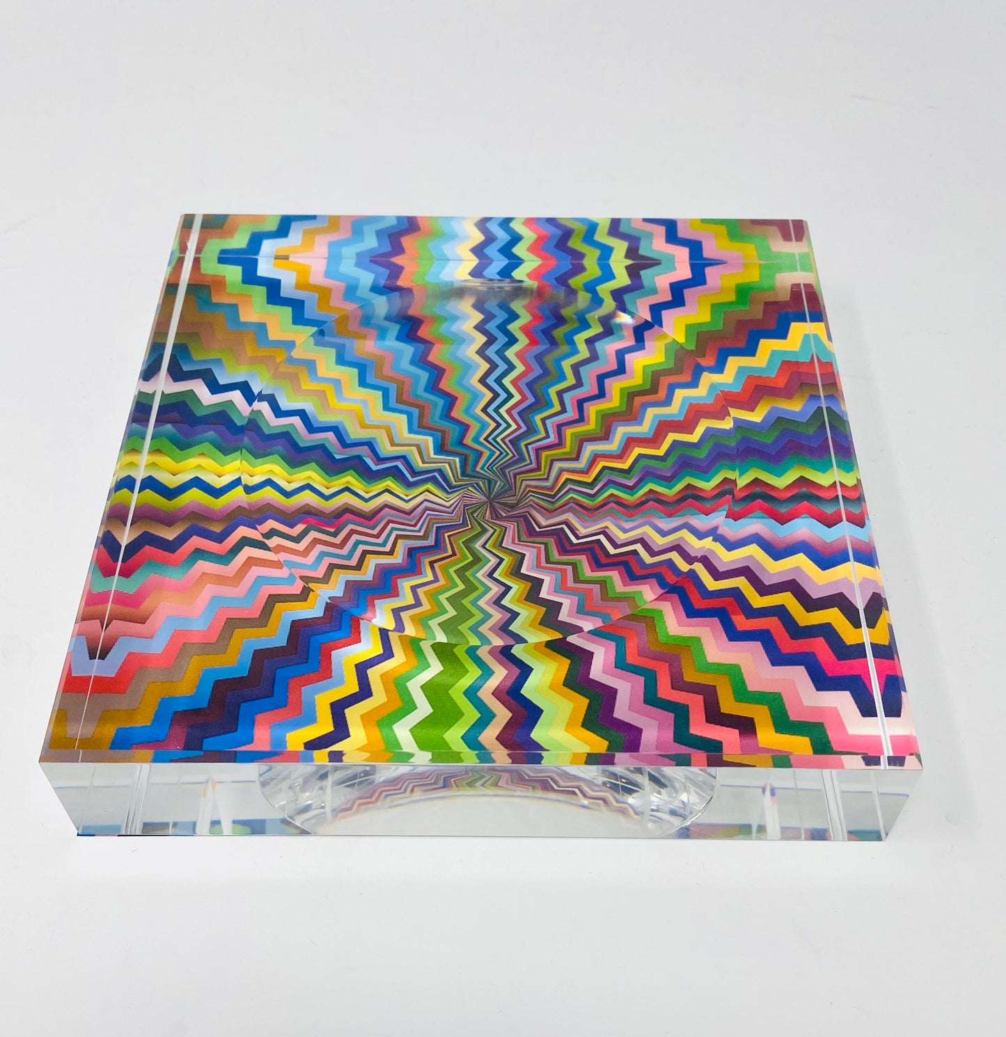 Abstract Acrylic Block Candy Dish Catchall