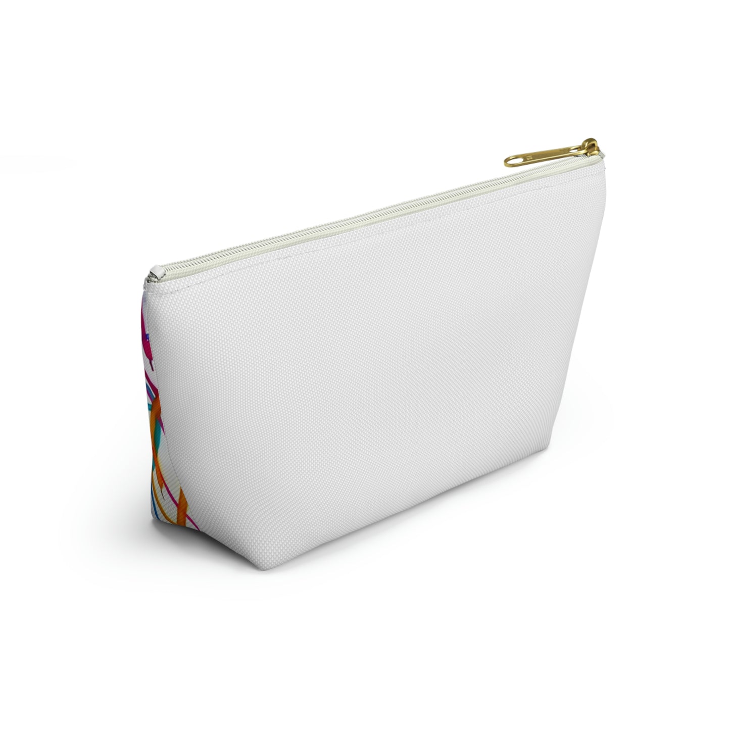 Graffiti Rainbow Hearts Makeup Bag Accessory Pouch